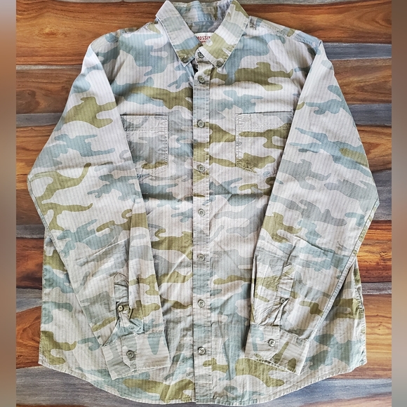 Mossimo Suppy Co., Camo Button Down, XL, Men's Shirt, Great Shirt! - Picture 2 of 6